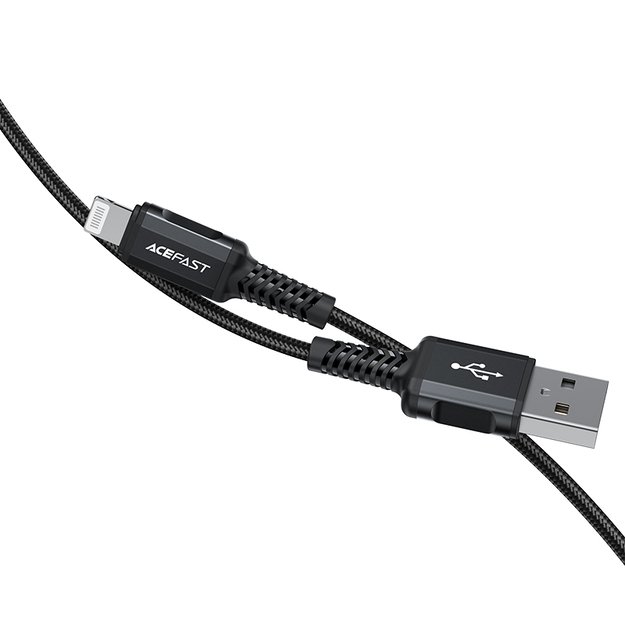Acefast MFI USB - Lightning cable 1.8m, 2.4A black (C4-02 A Black) 11