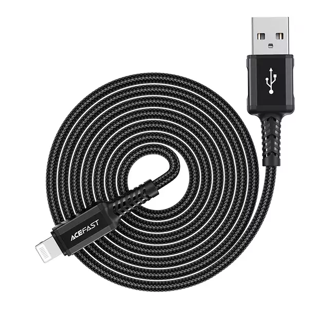 Acefast MFI USB - Lightning cable 1.8m, 2.4A black (C4-02 A Black) 8