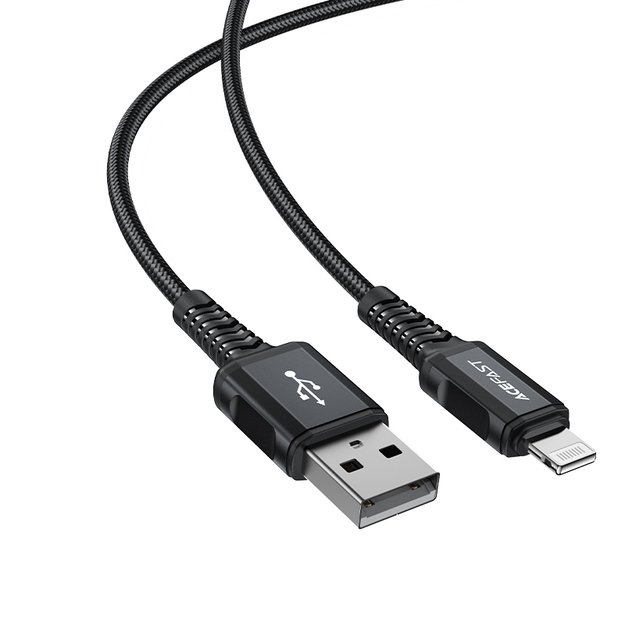 Acefast MFI USB - Lightning cable 1.8m, 2.4A black (C4-02 A Black) 13