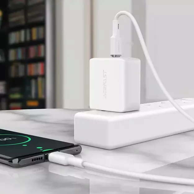 Acefast C2-03-CC USB-C - USB-C PD QC cable 60W 3A 480Mb/s 1.2m - white 6