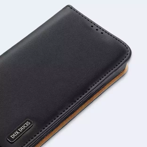 Dux Ducis Hivo Leather Flip Cover Genuine Leather Wallet For Cards And Documents Samsung Galaxy S22 + (S22 Plus) Red 21