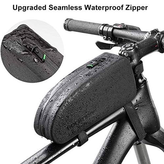 Rockbros AS-019-1 bicycle frame bag waterproof 1.6 l - black 1