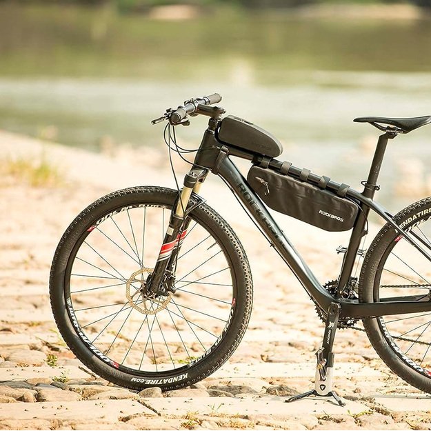 Rockbros AS-019-1 bicycle frame bag waterproof 1.6 l - black 4