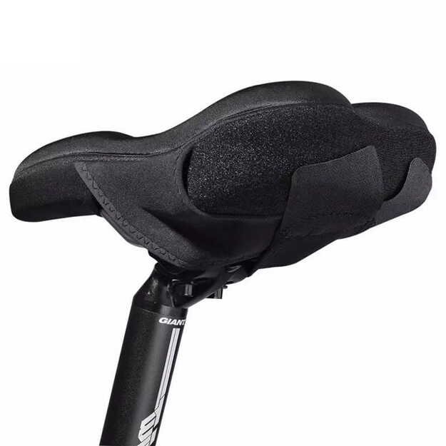Rockbros LF047-B silicone gel bicycle seat cover size L - black 1
