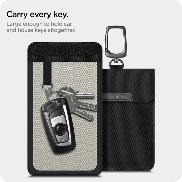 Anti-theft Spigen Pouch Keyless RFID Signal Blocker - black 19
