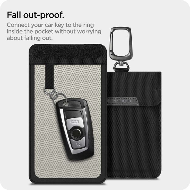 Anti-theft Spigen Pouch Keyless RFID Signal Blocker - black 17