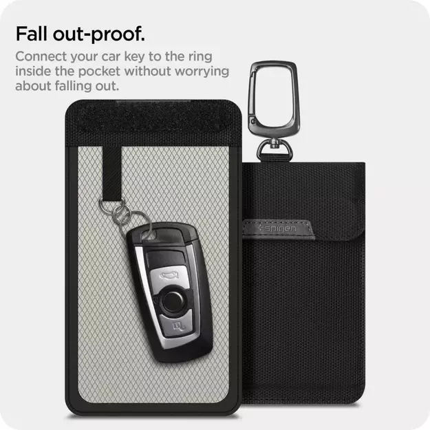 Anti-theft Spigen Pouch Keyless RFID Signal Blocker - black 7