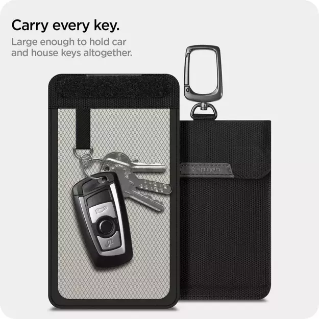 Anti-theft Spigen Pouch Keyless RFID Signal Blocker - black 11