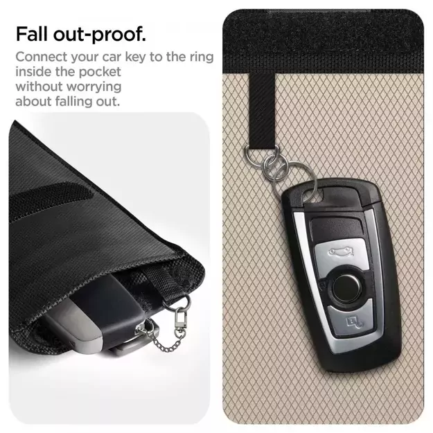 Anti-theft Spigen Pouch Keyless RFID Signal Blocker - black 9