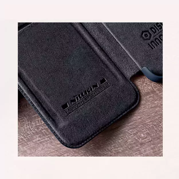 Nillkin Qin Leather Pro Case Case for Samsung Galaxy S22+ (S22 Plus) Camera Protector Holster Cover Flip Case Brown 31