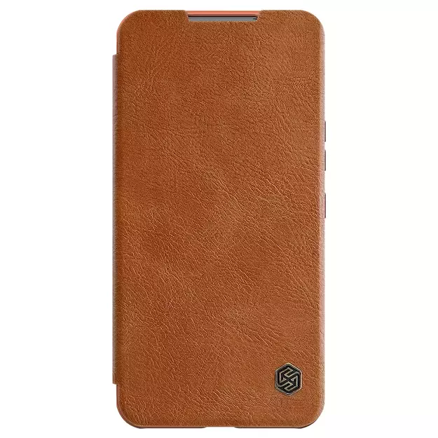 Nillkin Qin Leather Pro Case Case for Samsung Galaxy S22+ (S22 Plus) Camera Protector Holster Cover Flip Case Brown 7