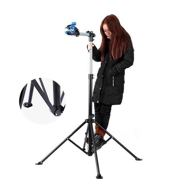 Rockbros MP-02 floor service stand for bicycles with knobs - black 3
