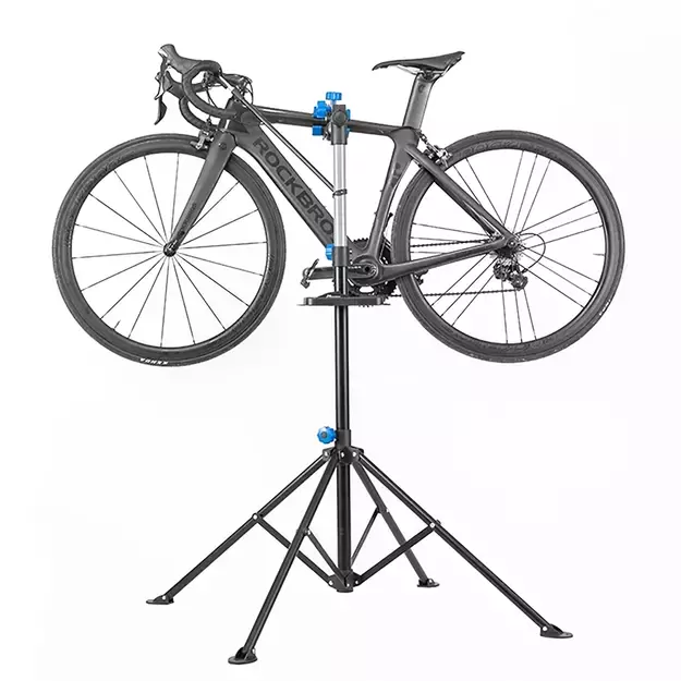 Rockbros MP-02 floor service stand for bicycles with knobs - black 9