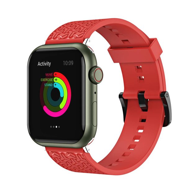 Watch Strap Y Watchband Bracelet for Apple Watch 42 / 44 / 45 mm - Red 10
