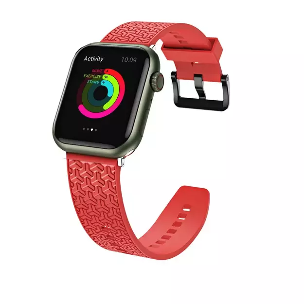 Watch Strap Y Watchband Bracelet for Apple Watch 42 / 44 / 45 mm - Red 4