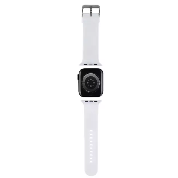 Karl Lagerfeld 3D Rubber Choupette Head Strap for Apple Watch 42/44/45/49mm - White 4