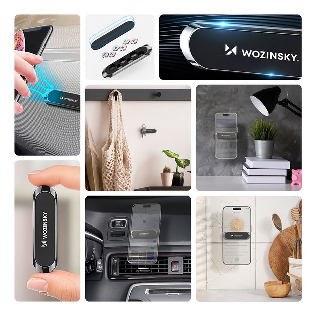 Wozinsky Magnetic Dashboard Mount Adhesive Black (WMH-01) 12