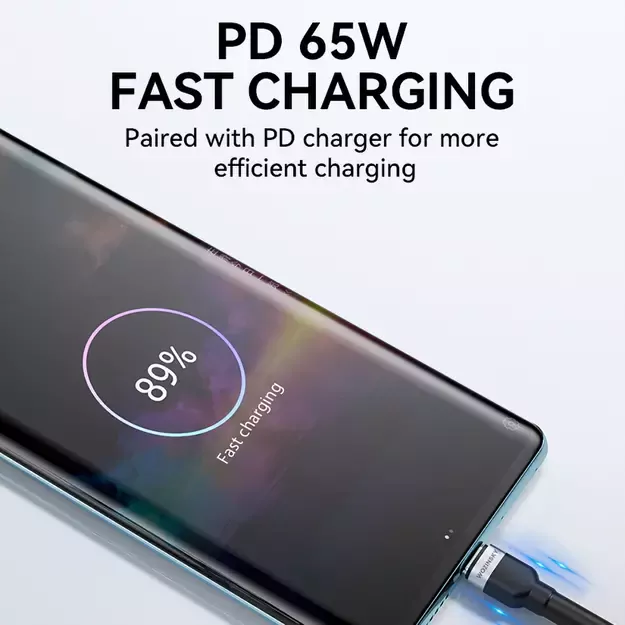Wozinsky WNBCC2 USB-C / USB-C PD 65W cable 2 m - black 6