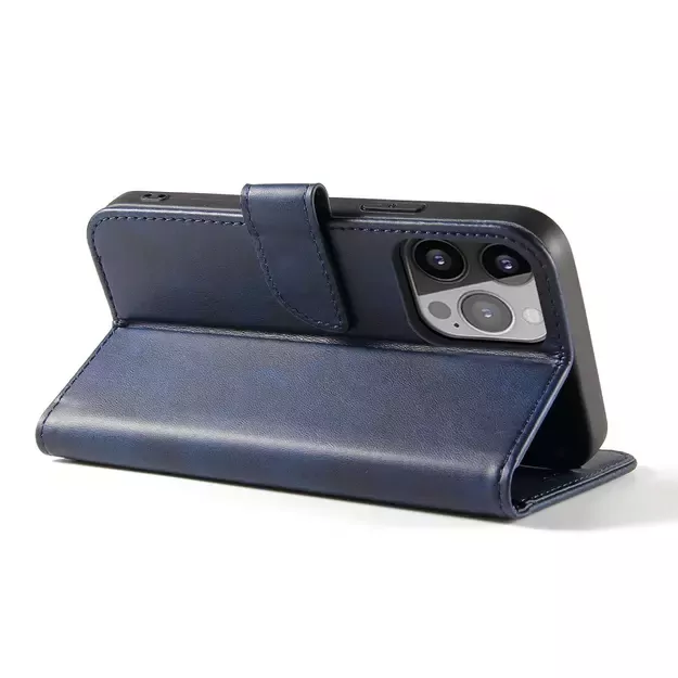Magnet Case for Samsung S24 Ultra with flap and wallet - blue 8