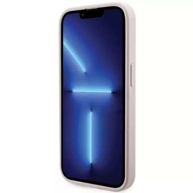 Guess 4G Printed Stripes MagSafe case for iPhone 15 Pro - pink 4