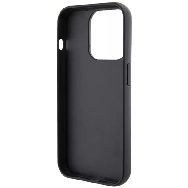 Karl Lagerfeld Gripstand Saffiano Choupette Pins case for iPhone 14 Pro Max - black 14