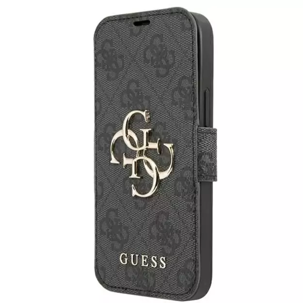 Guess GUBKP13L4GMGGR iPhone 13 Pro / 13 6.1&quot  grey/grey book 4G Big Metal Logo