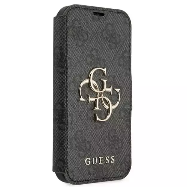 Guess GUBKP13L4GMGGR iPhone 13 Pro / 13 6.1&quot  grey/grey book 4G Big Metal Logo 2