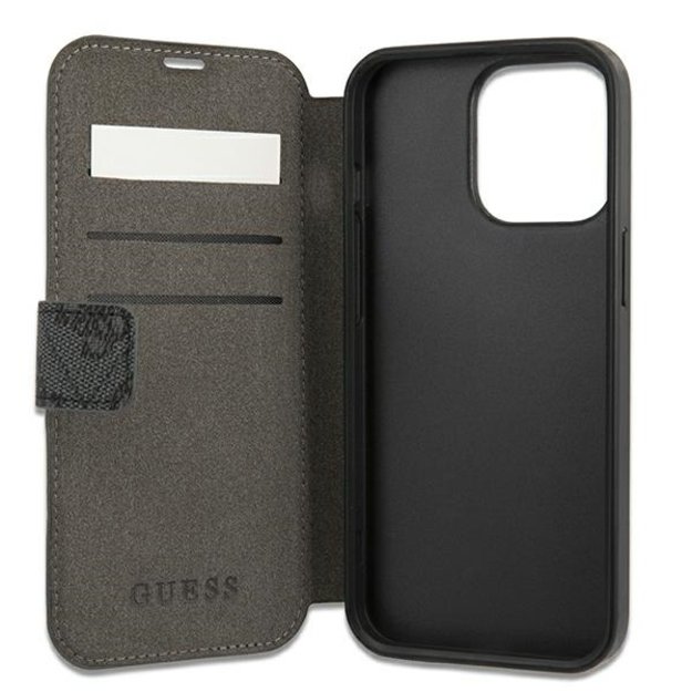 Guess GUBKP13L4GMGGR iPhone 13 Pro / 13 6.1&quot  grey/grey book 4G Big Metal Logo 10