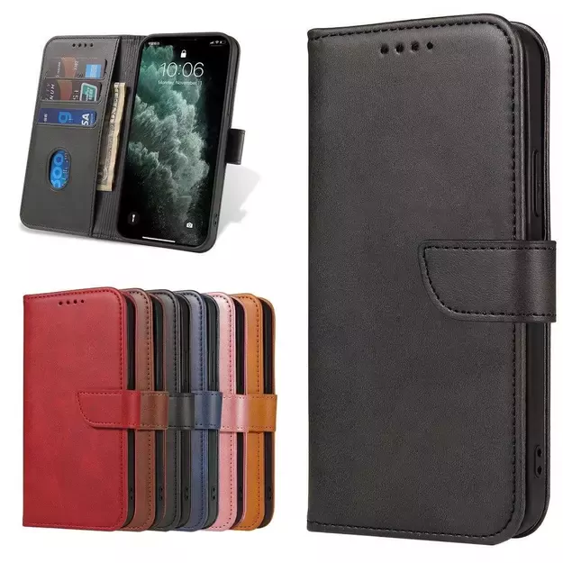 Magnet Case elegant case case cover with a flap and stand function for Motorola Moto G100 / Edge S black 11