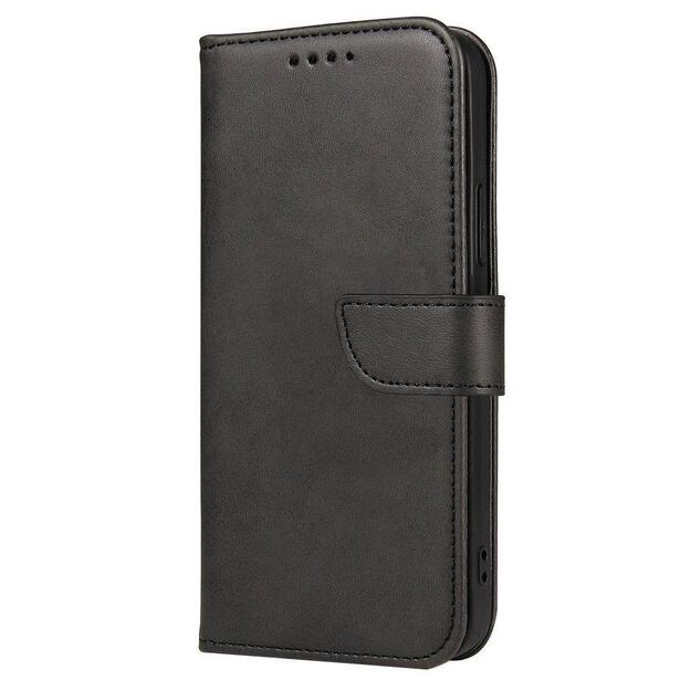 Magnet Case elegant case case cover with a flap and stand function for Motorola Moto G100 / Edge S black 8
