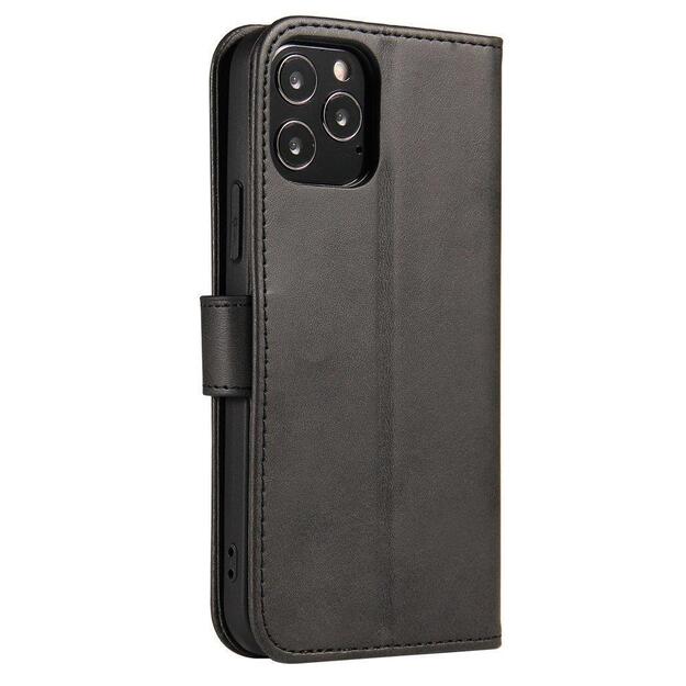 Magnet Case elegant case case cover with a flap and stand function for Motorola Moto G100 / Edge S black 6
