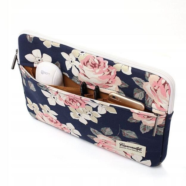 Canvaslife Sleeve for 15-16&#39 &#39  laptop - navy blue and pink 5