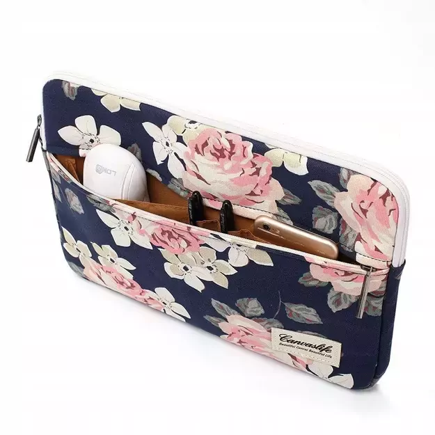Canvaslife Sleeve for 15-16&#39 &#39  laptop - navy blue and pink 13