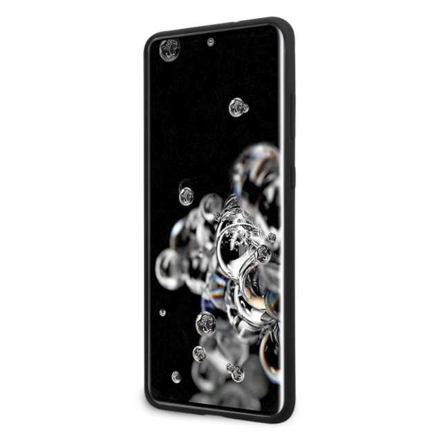 Guess GUHCS69LS4GBK S20 Ultra G988 black/black hard case Silicone 4G Tone On Tone 3