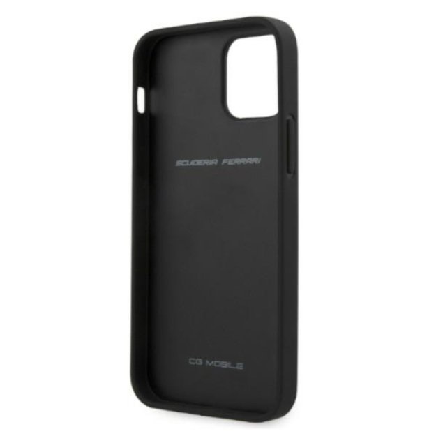 Ferrari FESAXHCP12LBK iPhone 12 Pro Max 6.7&quot  black/black hardcase On Track Carbon Stripe 6
