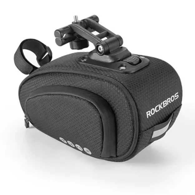 Rockbros C40 bicycle bag under the saddle - black 14