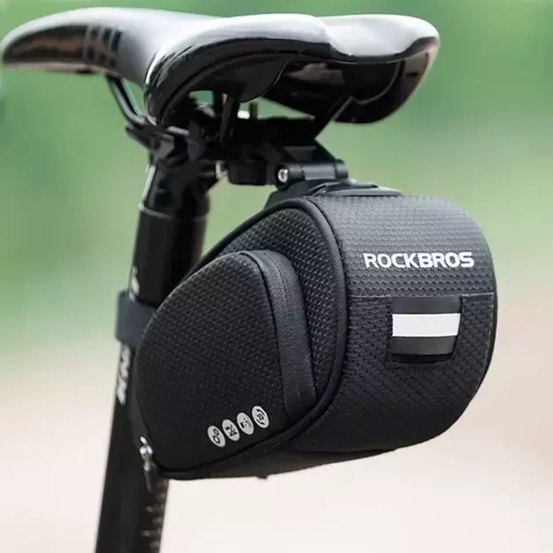 Rockbros C40 bicycle bag under the saddle - black 18