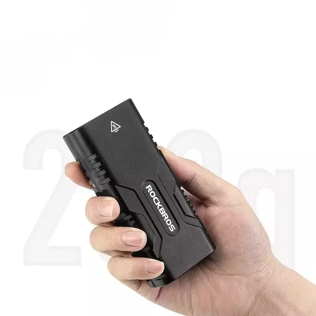 Rockbros 24310002001 bicycle light 850 lm with powerbank function + USB-C - USB-A cable - black 18