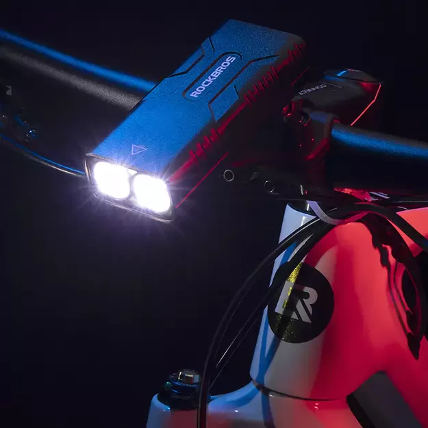 Rockbros 24310002001 bicycle light 850 lm with powerbank function + USB-C - USB-A cable - black 27