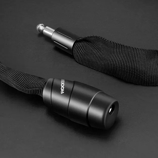 Rockbros 3230002001 bicycle lock with combination and key - black 17