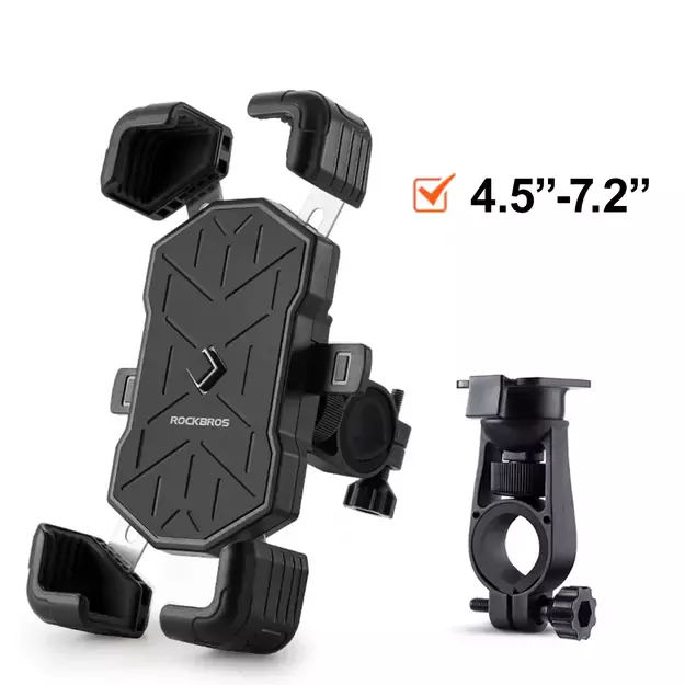 Rockbros 25210030001 Bike Phone Holder for Handlebars - Black 4