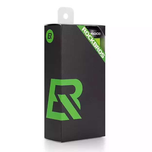 Rockbros BT1001GNBK sponge bicycle handlebar grips - green and black 4