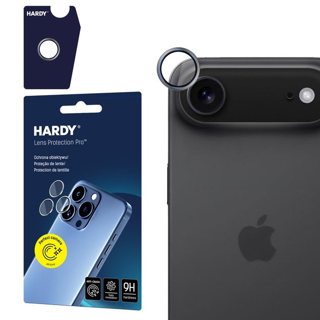 3mk HARDY Lens Protection Pro lens glass for iPhone 17 Air - gray