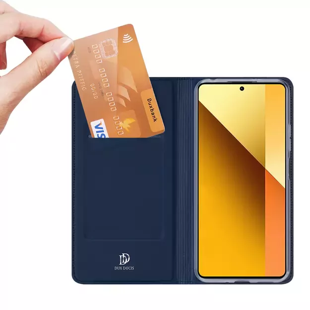 Dux Ducis Skin Pro case with flap and card slot for Xiaomi Redmi Note 13 5G - blue 11