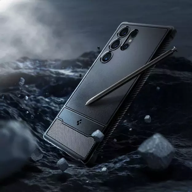 Spigen Rugged Armor Case for Samsung Galaxy S24 Ultra - Matte Black 20