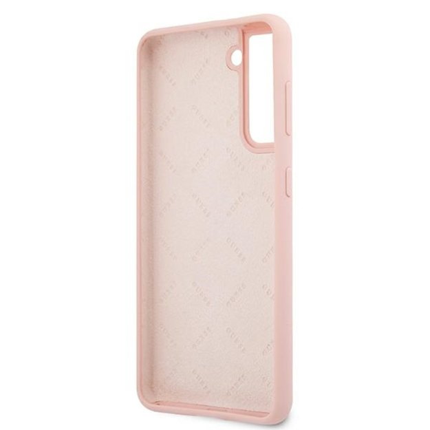 Guess GUHCS21MLSVSPI S21+ G996 pink/pink hardcase Script Vintage 6