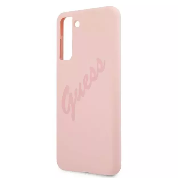 Guess GUHCS21MLSVSPI S21+ G996 pink/pink hardcase Script Vintage 12