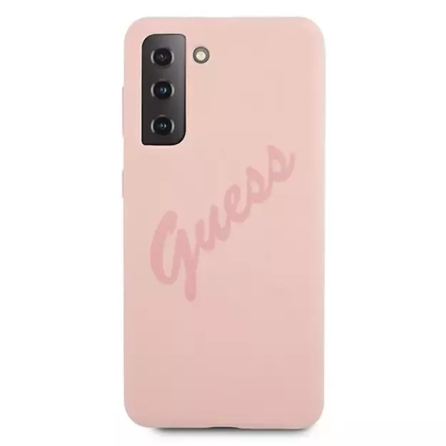 Guess GUHCS21MLSVSPI S21+ G996 pink/pink hardcase Script Vintage 9