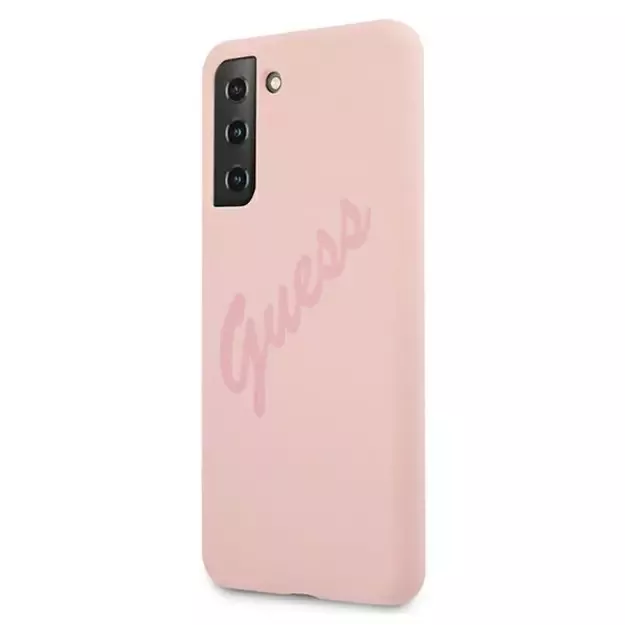 Guess GUHCS21MLSVSPI S21+ G996 pink/pink hardcase Script Vintage 8