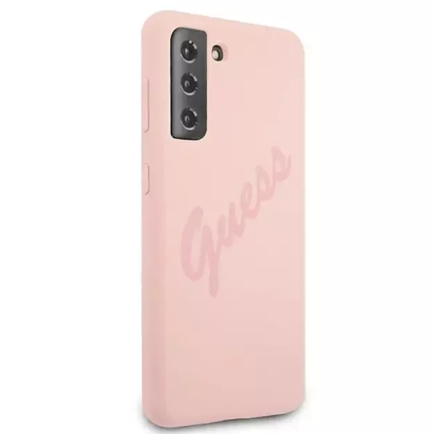 Guess GUHCS21MLSVSPI S21+ G996 pink/pink hardcase Script Vintage 10
